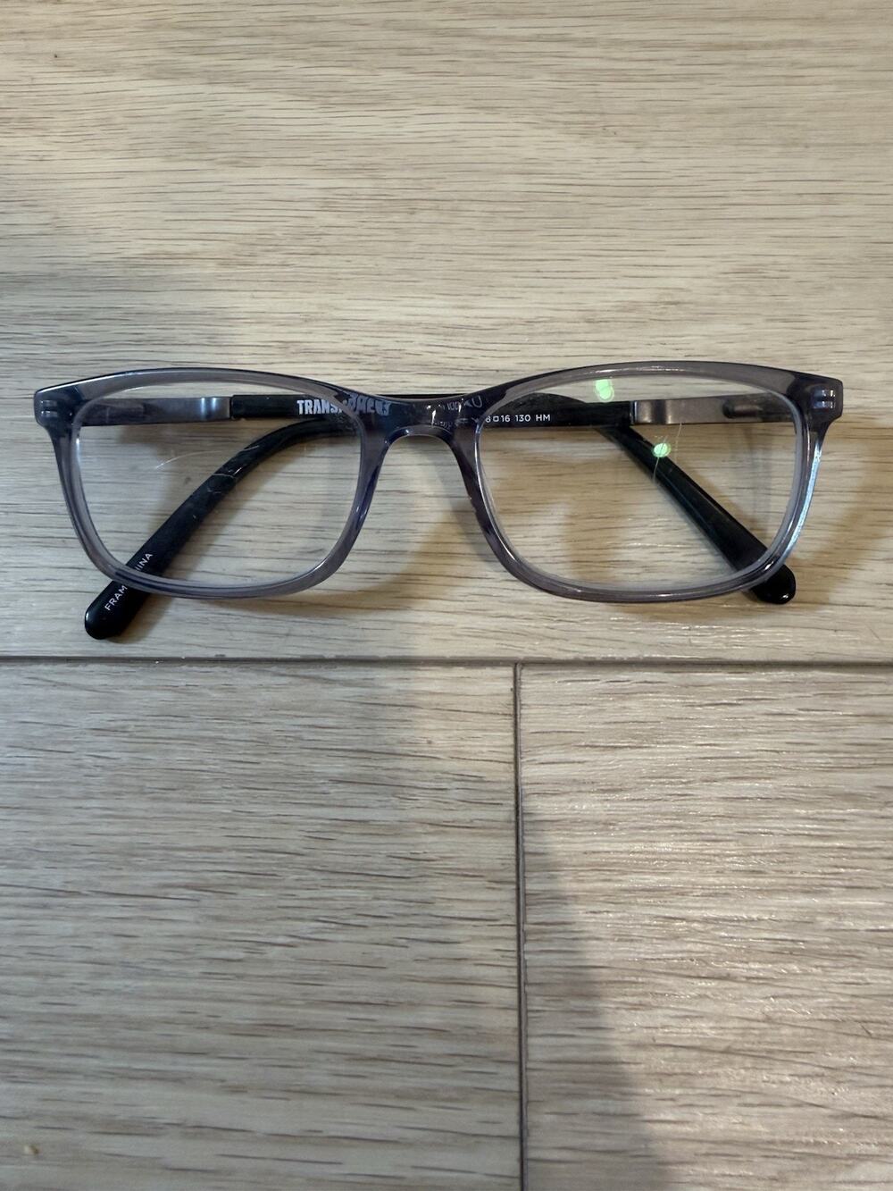 Transformers CRUSH GRY 48-16-125 Gray Crystal Full Rim Eyeglasses Frame